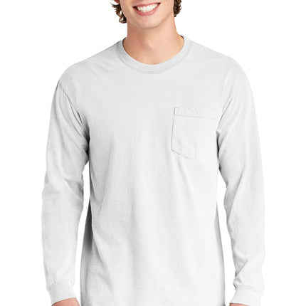 COMFORT COLORS  ® Heavyweight Ring Spun Long Sleeve Pocket Tee. 4410