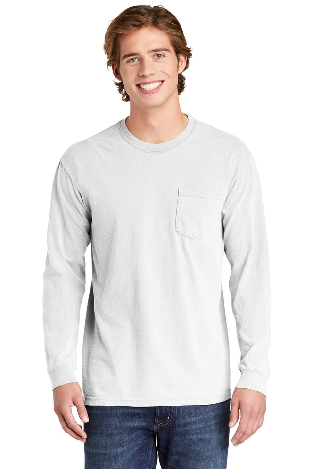 COMFORT COLORS  ® Heavyweight Ring Spun Long Sleeve Pocket Tee. 4410