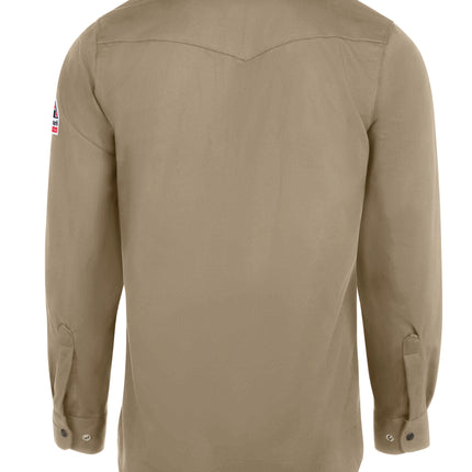 Bulwark® Men's Midweight Excel FR Snap-Front Unifrom Shirt / SES2TN