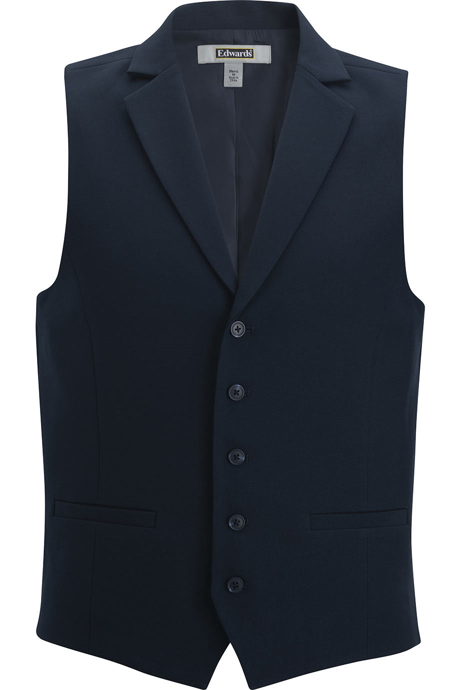 EDWARDS MENS DRESS LAPEL VEST