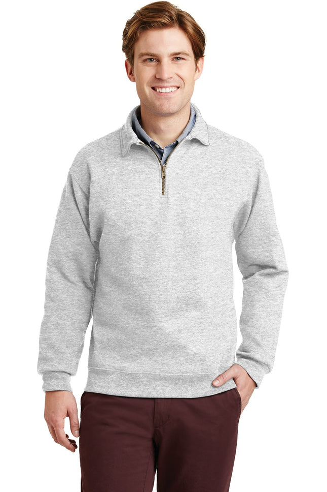 Jerzees ® Super Sweats ® NuBlend ® - 1/4-Zip Sweatshirt with Cadet Collar.  4528M