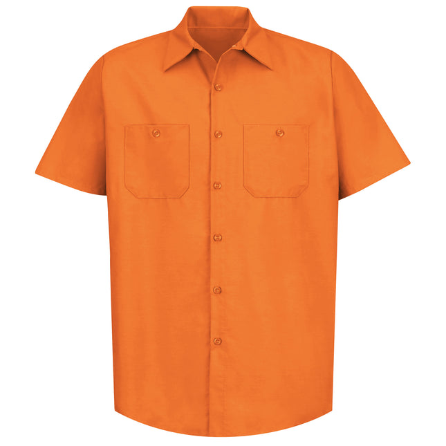 Red Kap® Men's Short Sleeve Industrial Work Shirt / SP24OR
