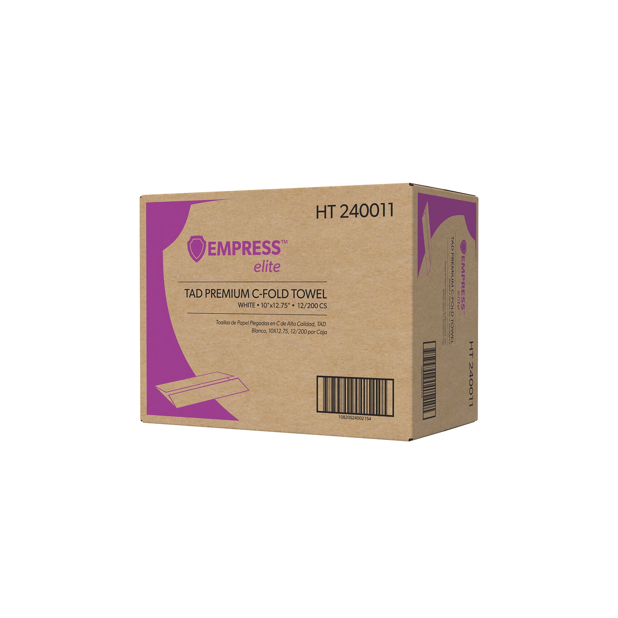 Empress Elite White Cfold Towel 10 X 12.75, White TAD 12 / 200 cs