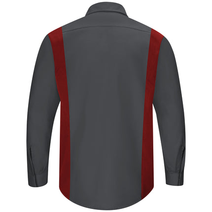 Red Kap® Men's Long Sleeve Performance Plus Shop Shirt with OilBlok Technology / SY32CF