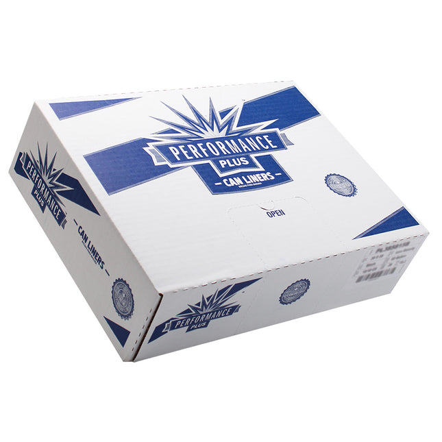 Performance Plus 38x58 2.5EQ mil Black   60 gallon Low Density Liner Interleaved 10 / 10 cs