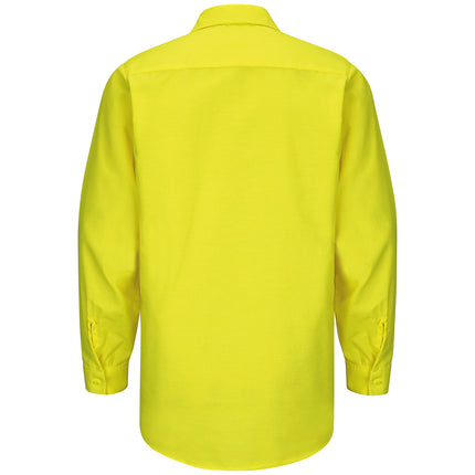 Red Kap® Long Sleeve Enhanced Visibility Ripstop Work Shirt / SY14YE