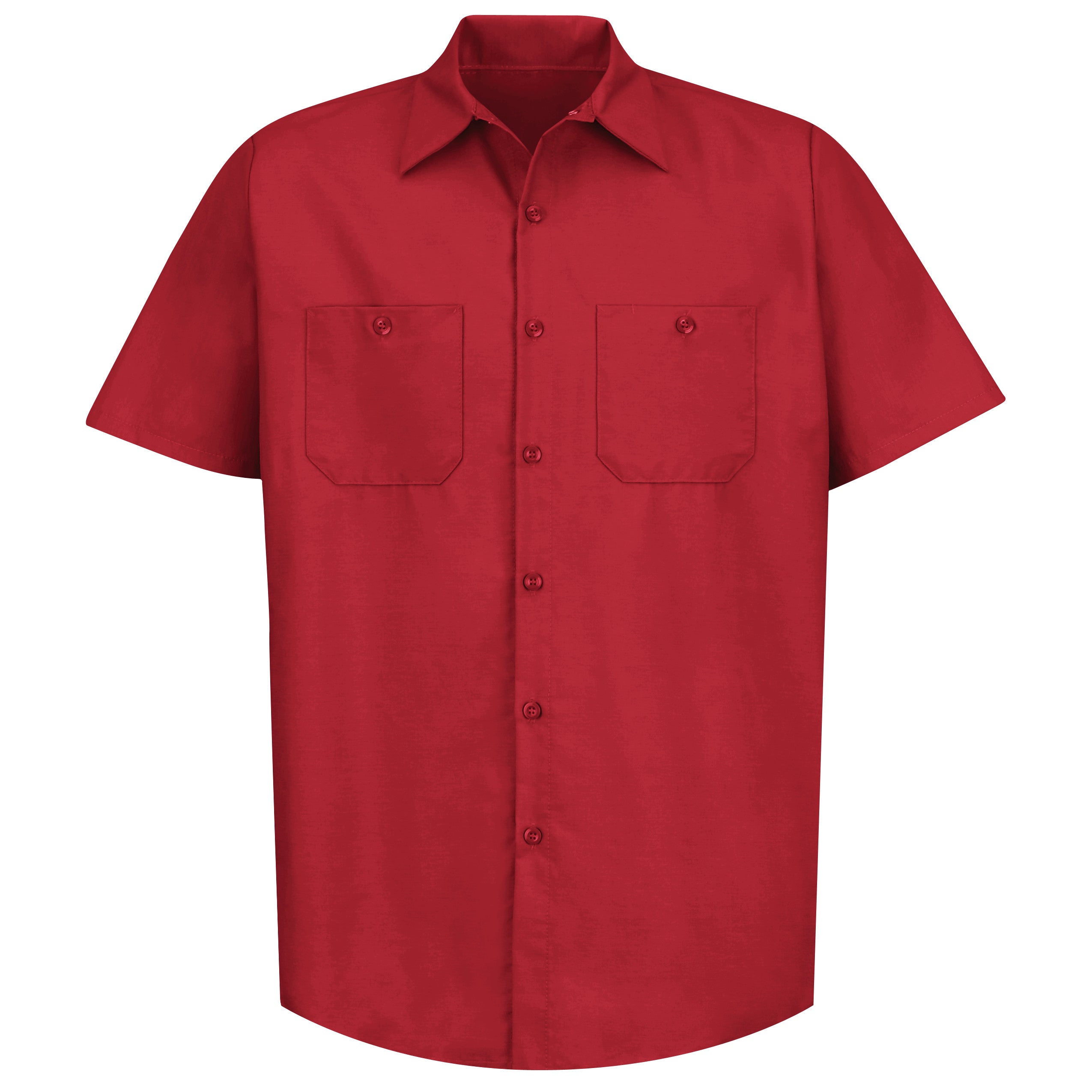 Red Kap® Men's Short Sleeve Industrial Work Shirt / SP24RD