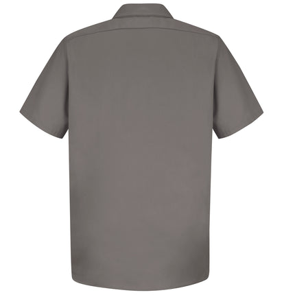 Red Kap® Men's Short Sleeve Wrinkle-Resistant Cotton Work Shirt / SC40GG