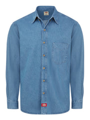 Dickies® Men's Denim Long-Sleeve Work Shirt / WL30SB