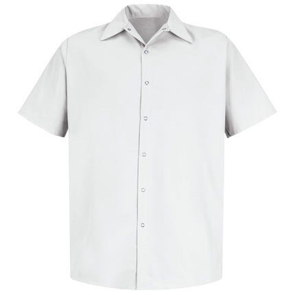 Red Kap® Men's Short Sleeve Specialized Pocketless Work Shirt / SP26WH