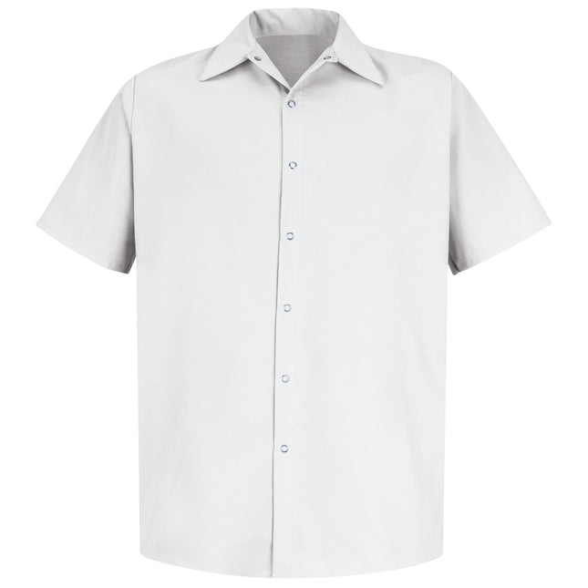 Red Kap® Men's Short Sleeve Specialized Pocketless Work Shirt / SP26WH