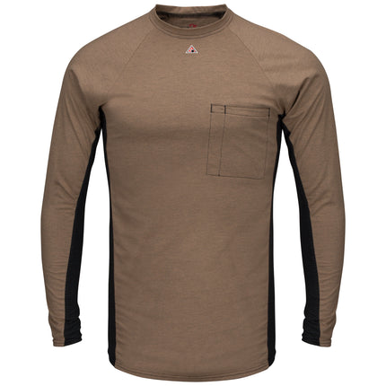 Bulwark® Men's FR Long Sleeve Base Layer with Concealed Chest Pocket / MPS8KH