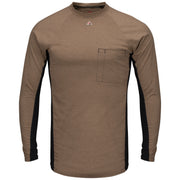 Bulwark® Men's FR Long Sleeve Base Layer with Concealed Chest Pocket / MPS8KH