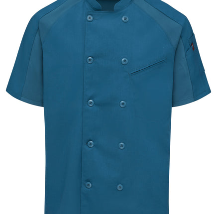 Red Kap® Men's Airflow Raglan Chef Coat with OilBlok / 052MTL