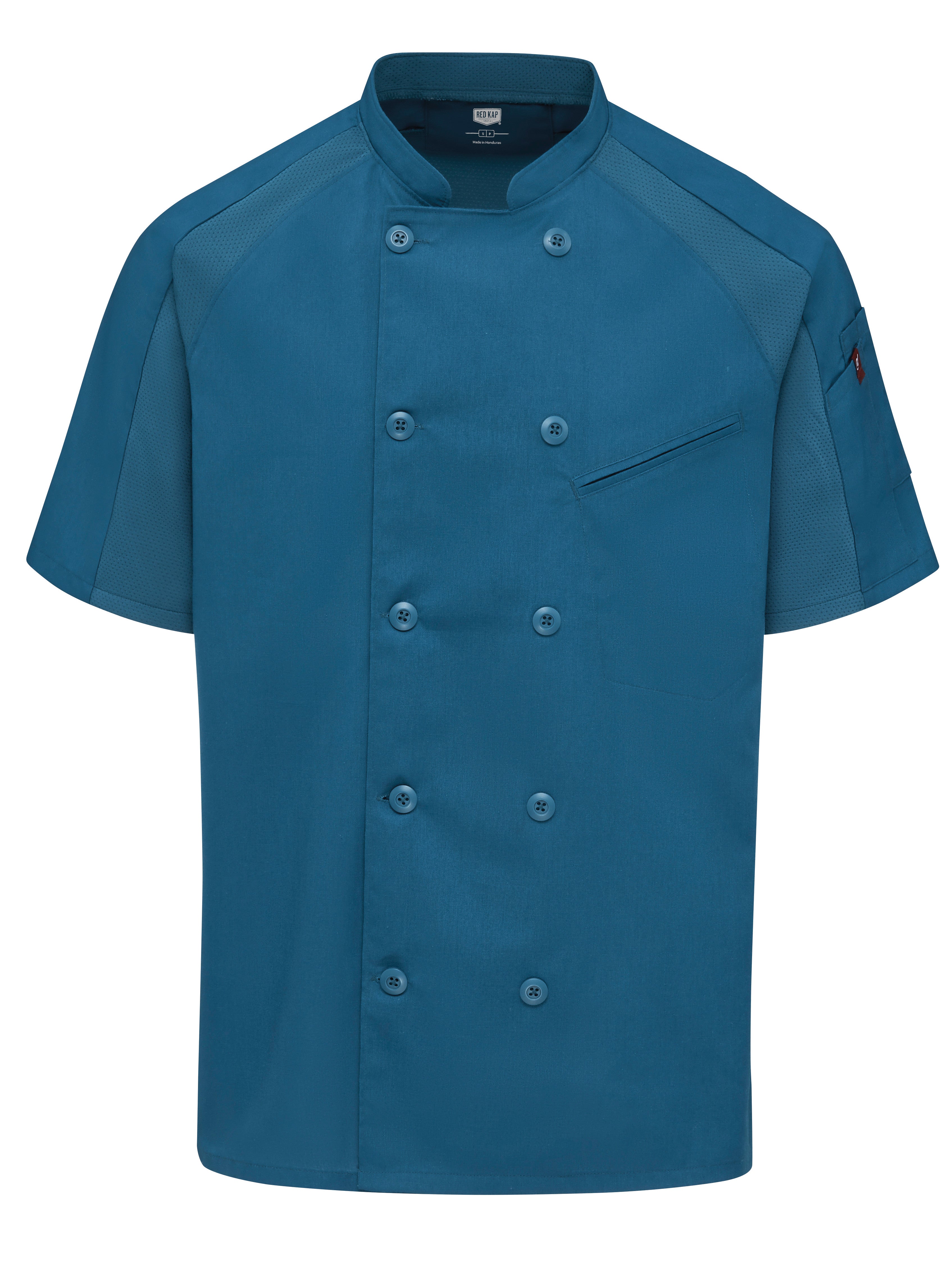 Red Kap® Men's Airflow Raglan Chef Coat with OilBlok / 052MTL