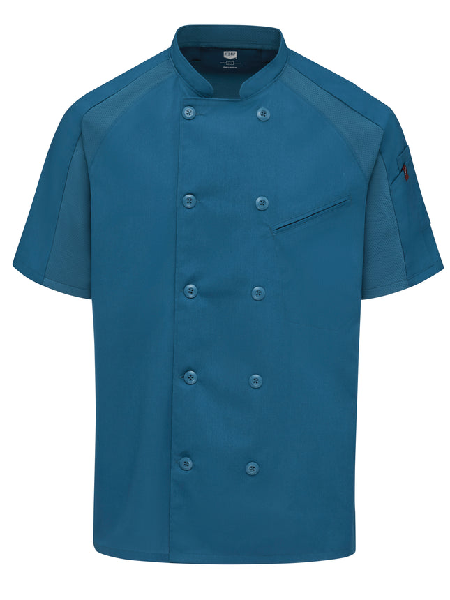 Red Kap® Men's Airflow Raglan Chef Coat with OilBlok / 052MTL