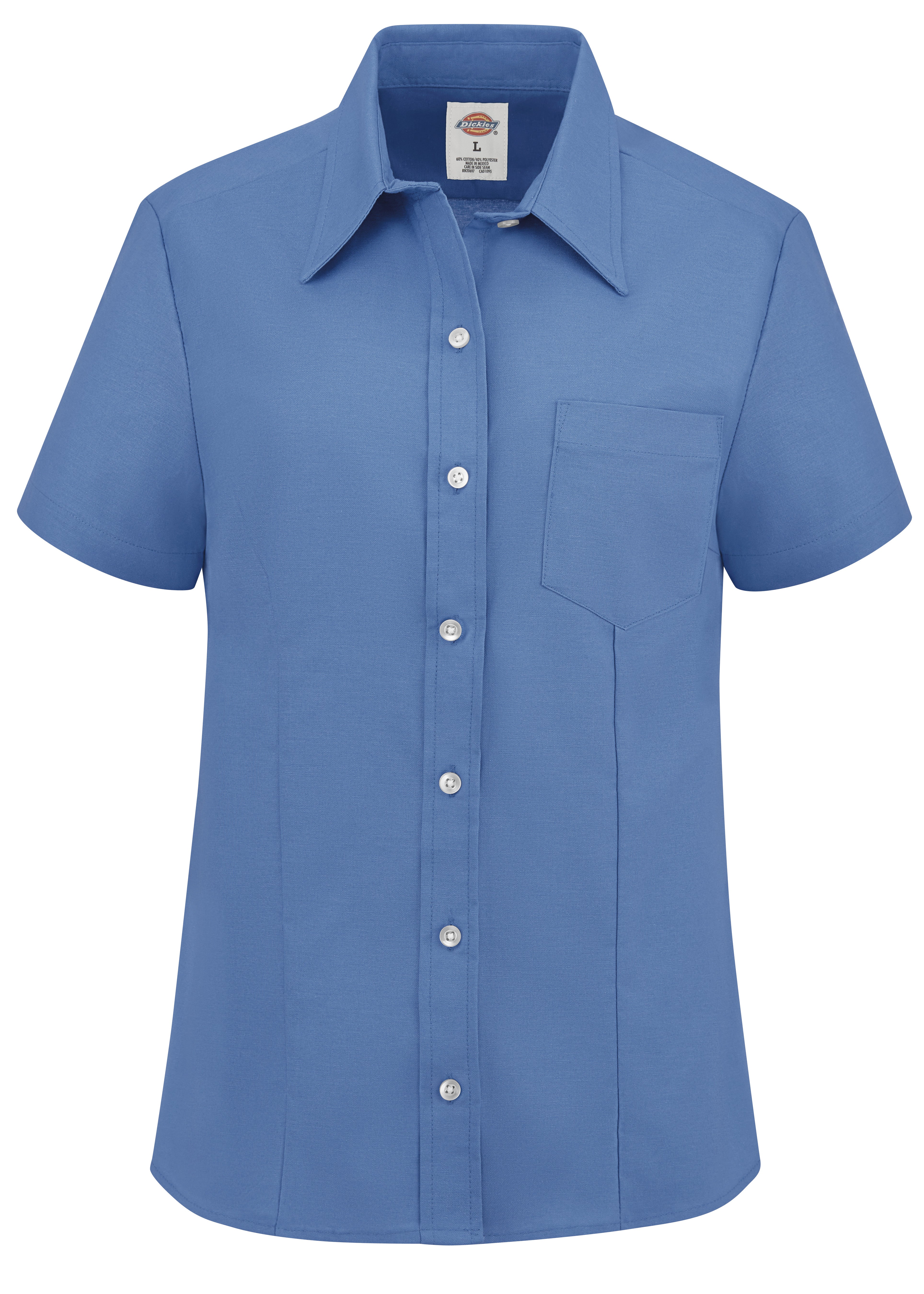 Dickies® Women's Short-Sleeve Stretch Oxford Shirt / S254FB