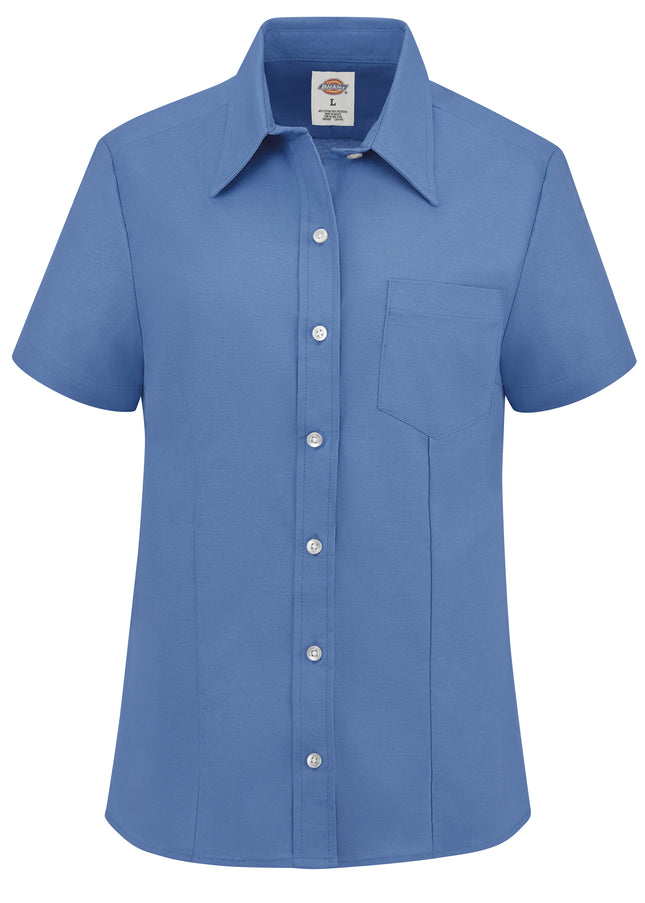Dickies® Women's Short-Sleeve Stretch Oxford Shirt / S254FB