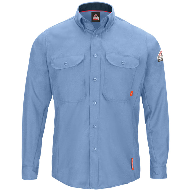 Bulwark® iQ Series® Men's Lightweight Comfort Woven Shirt with Insect Shield / QS52BI