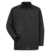 Red Kap® Men's Long Sleeve Utility Uniform Shirt / ST52BK