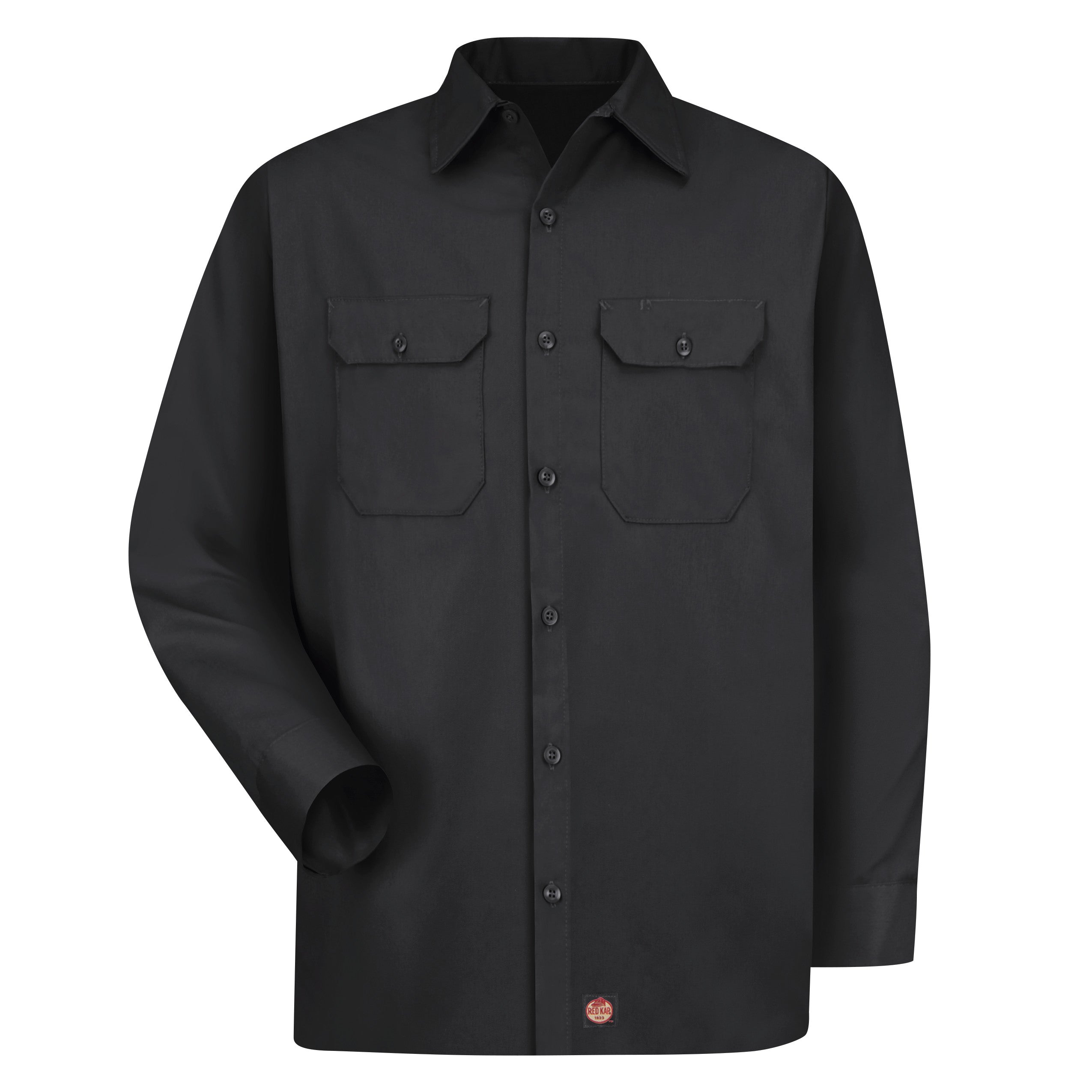 Red Kap® Men's Long Sleeve Utility Uniform Shirt / ST52BK