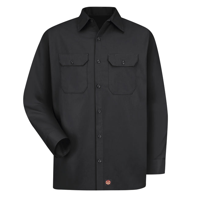 Red Kap® Men's Long Sleeve Utility Uniform Shirt / ST52BK