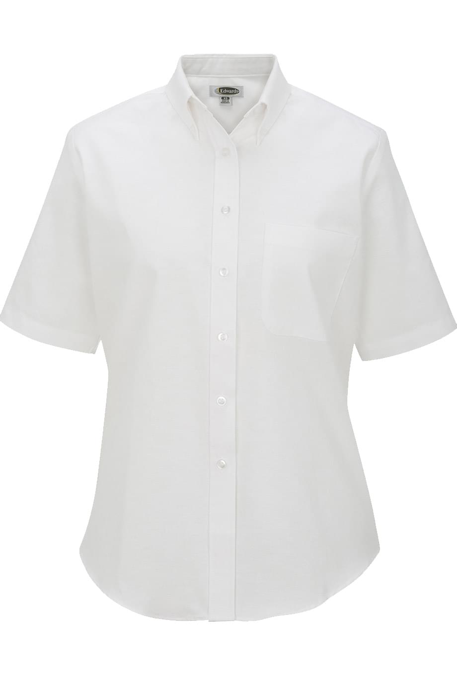 EDWARDS EASY CARE OXFORD SHORT SLEEVE LADIES SHIRT