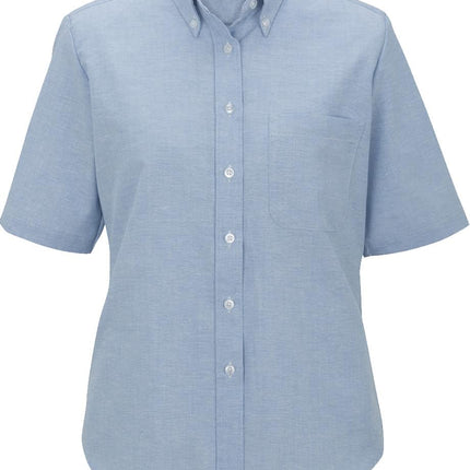 EDWARDS LADIES SHORT SLEEVE OXFORD SHIRT