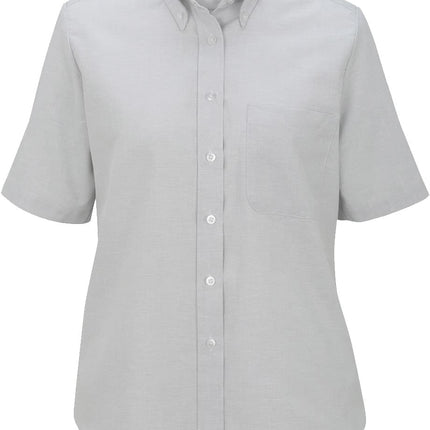 EDWARDS LADIES SHORT SLEEVE OXFORD SHIRT