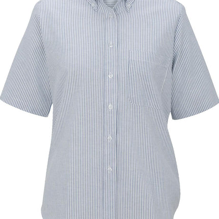 EDWARDS LADIES SHORT SLEEVE OXFORD SHIRT