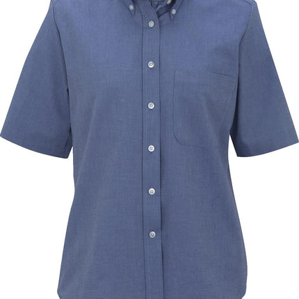 EDWARDS LADIES SHORT SLEEVE OXFORD SHIRT