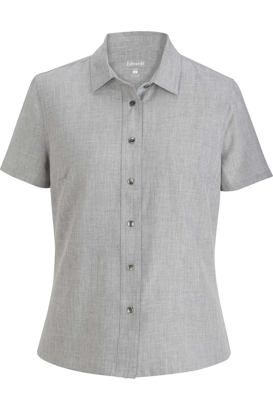 EDWARDS MELANGE CAMP SHIRT 5041