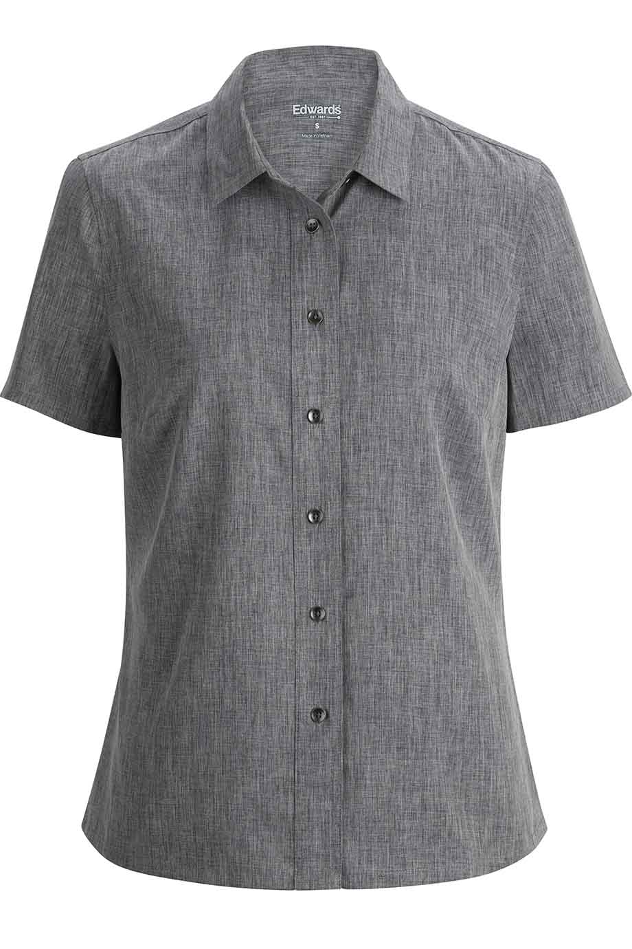 EDWARDS MELANGE CAMP SHIRT 5041