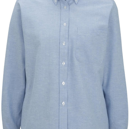 EDWARDS LADIES LONG SLEEVE OXFORD SHIRT