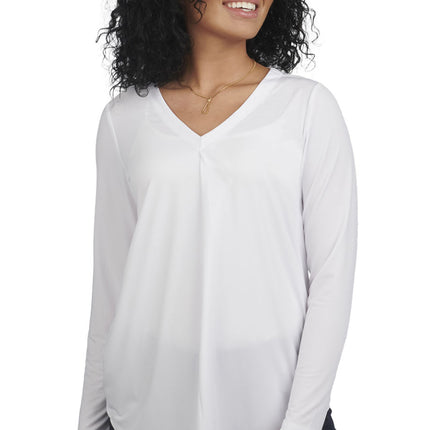 EDWARDS LADIES SOFT PLEATED BLOUSE