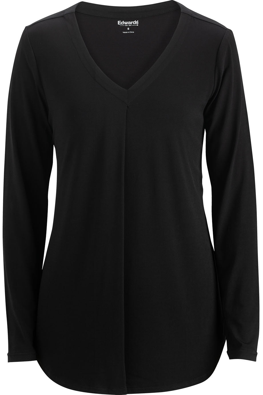 EDWARDS LADIES SOFT PLEATED BLOUSE