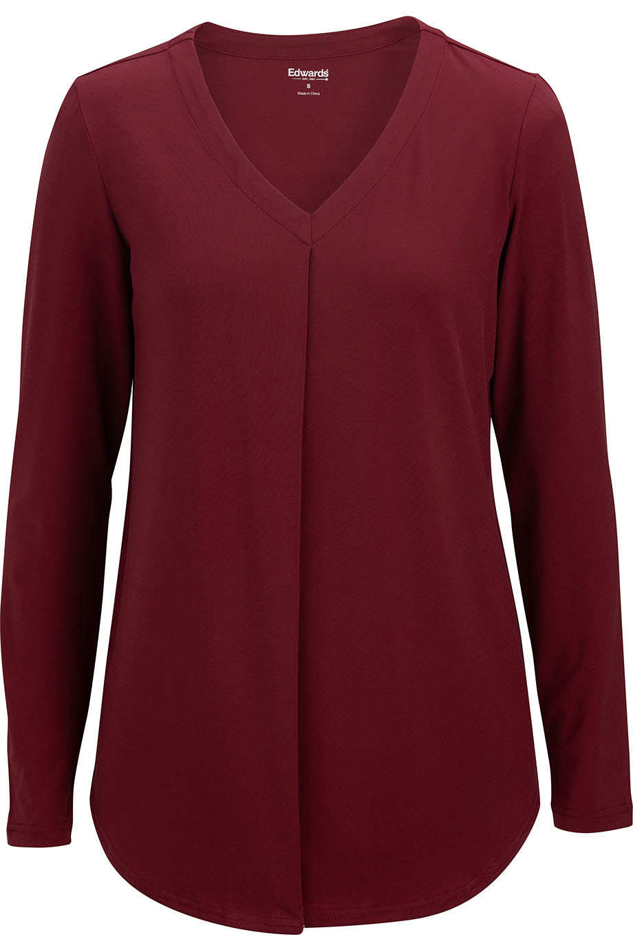 EDWARDS LADIES SOFT PLEATED BLOUSE