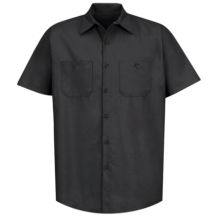 Red Kap® Men's Short Sleeve Industrial Work Shirt / SP24BK