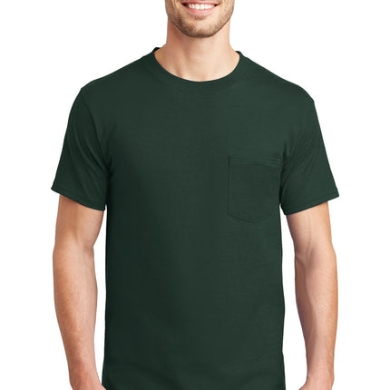 Hanes ® Beefy-T ® - 100% Cotton T-Shirt with Pocket. 5190