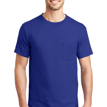 Hanes ® Beefy-T ® - 100% Cotton T-Shirt with Pocket. 5190