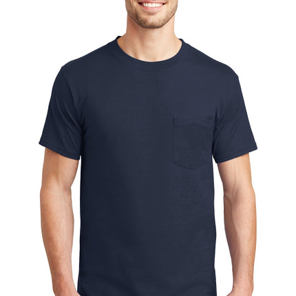 Hanes ® Beefy-T ® - 100% Cotton T-Shirt with Pocket. 5190
