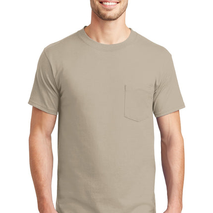 Hanes ® Beefy-T ® - 100% Cotton T-Shirt with Pocket. 5190