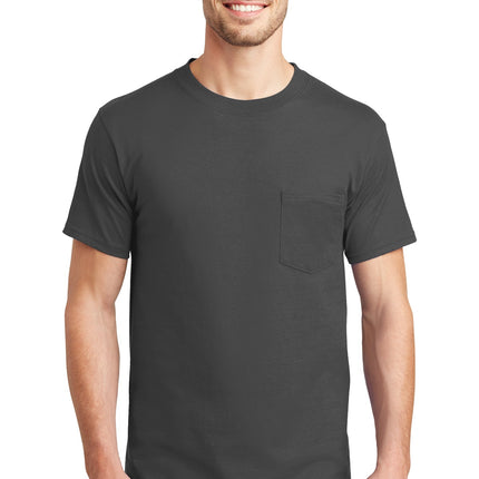 Hanes ® Beefy-T ® - 100% Cotton T-Shirt with Pocket. 5190