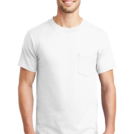 Hanes ® Beefy-T ® - 100% Cotton T-Shirt with Pocket. 5190