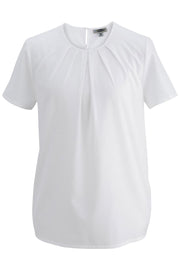 EDWARDS LADIES JEWEL NECK SS BLOUSE