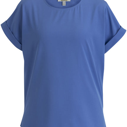 EDWARDS LADIES DOLMAN SHORT SLEEVE BLOUSE