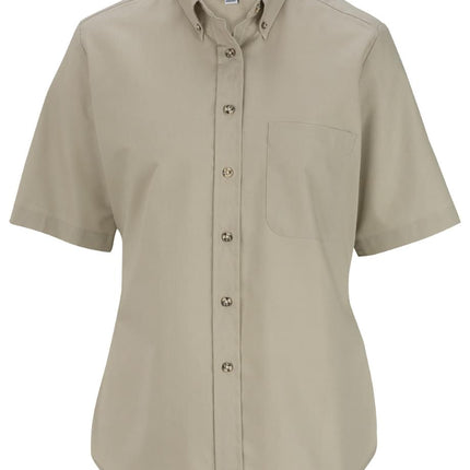 EDWARDS LADIES EASY CARE SHORT SLEEVE POPLIN SHIRT