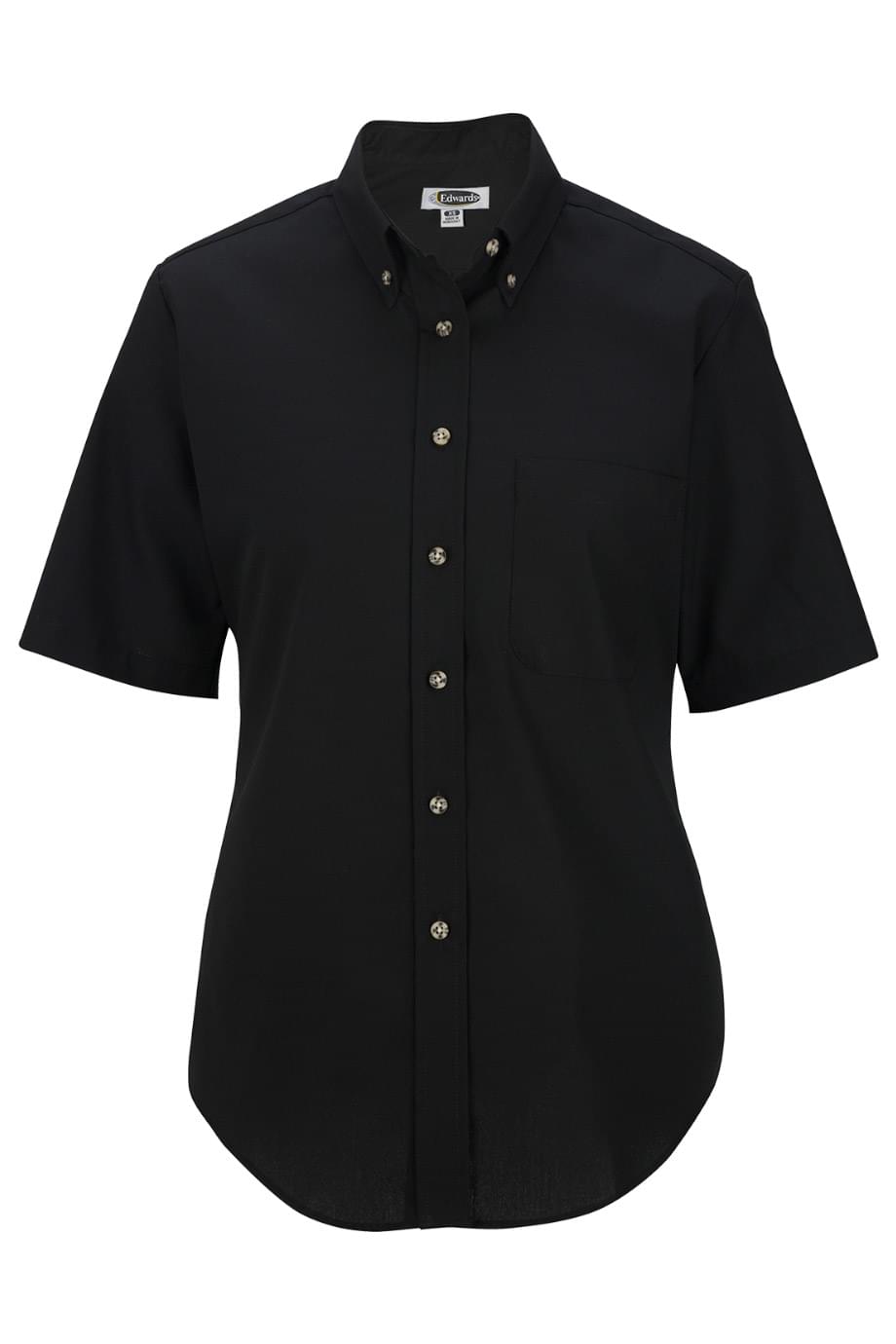 EDWARDS EASY CARE POPLIN SHORT SLEEVE LADIES SHIRT