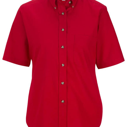 EDWARDS LADIES EASY CARE SHORT SLEEVE POPLIN SHIRT