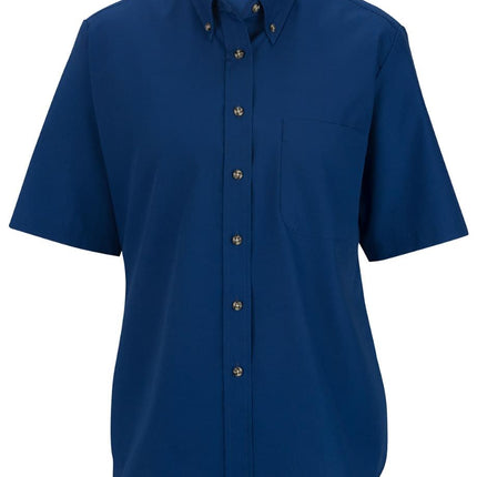 EDWARDS LADIES EASY CARE SHORT SLEEVE POPLIN SHIRT